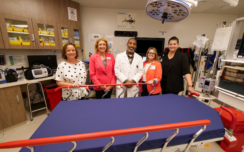 Group with stretcher